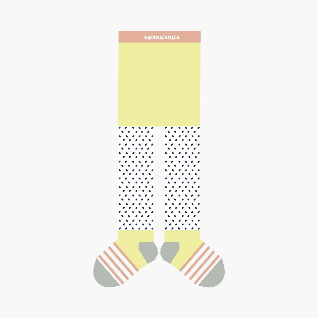 Babystrumpfhose freckles yellow