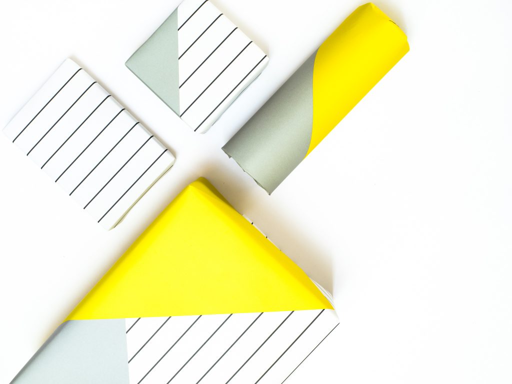 nice color shape Geschenkpapier 2er Set 2