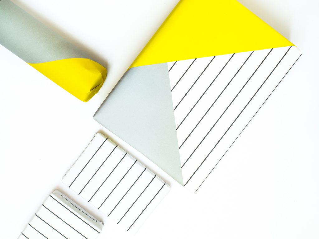 nice color shape Geschenkpapier 2er Set 2