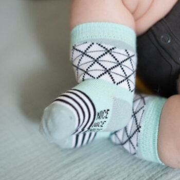 Babysocken triangle mint