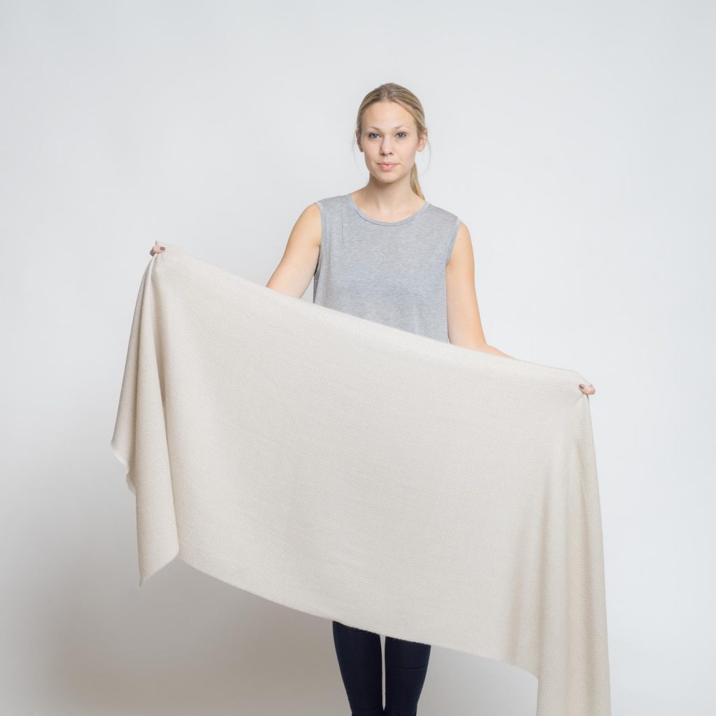 nice merino schal - sand