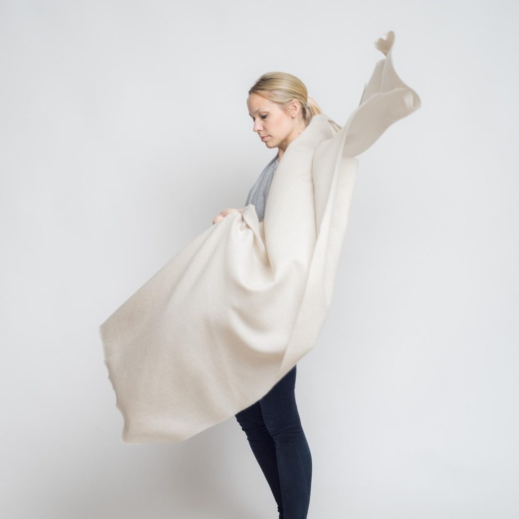nice merino schal - sand