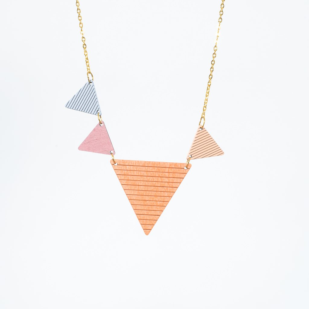 nice Wimpelkette orange