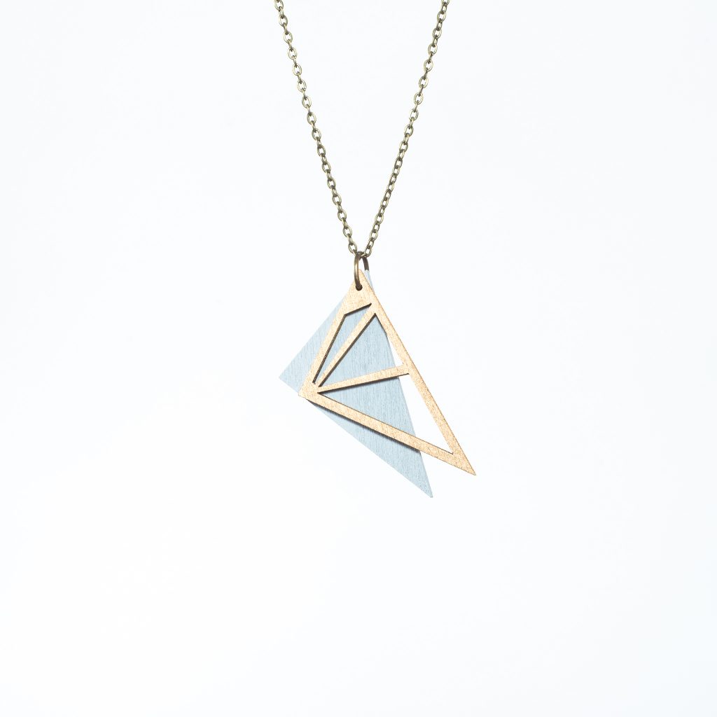 nice diamond Kette grau