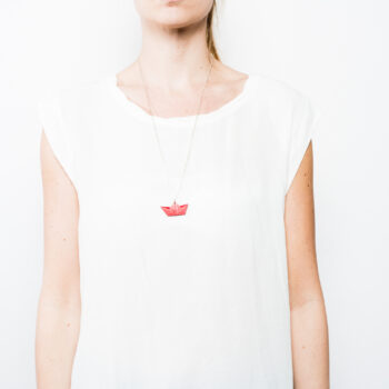 Papierboot Kette mini
