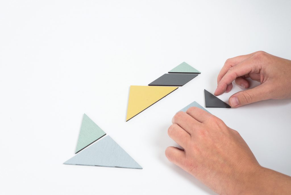 Tangram Magnete mint