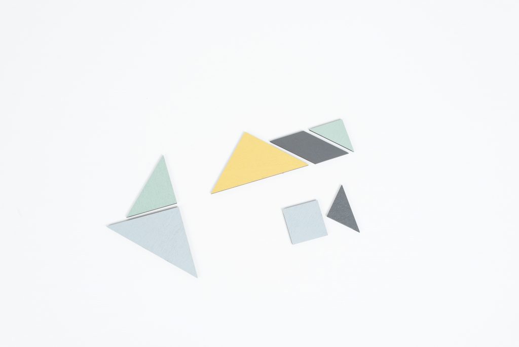 Tangram Magnete mint