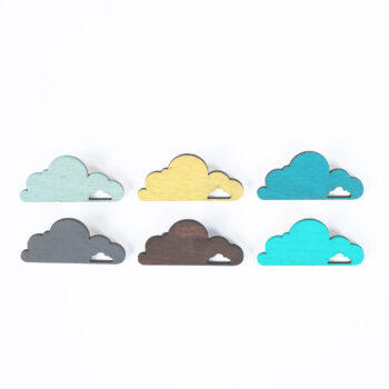 Brosche Wolken