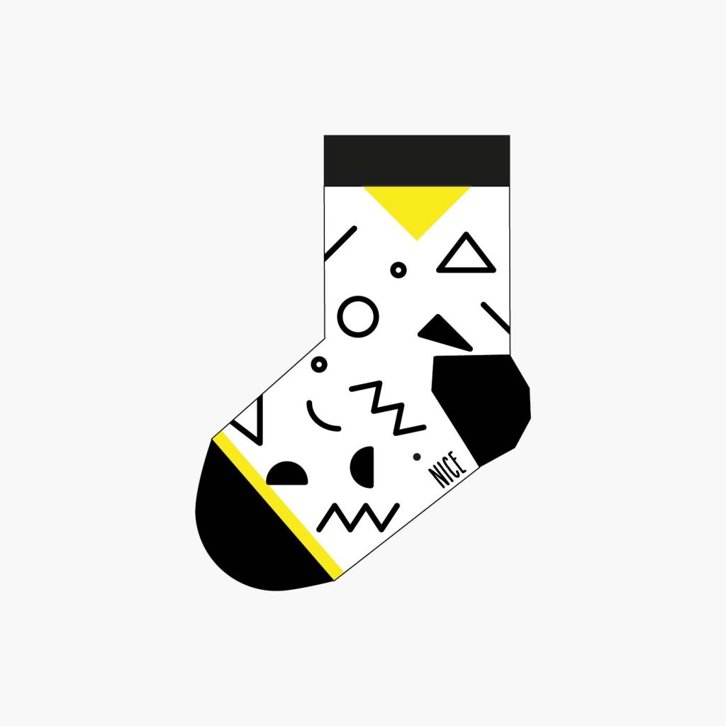 Babysocken memphis black