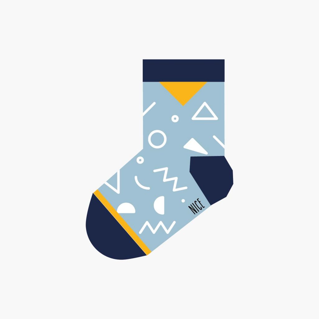 Babysocken memphis blue