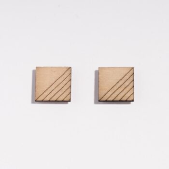 Ohrringe Quadrat diagonal