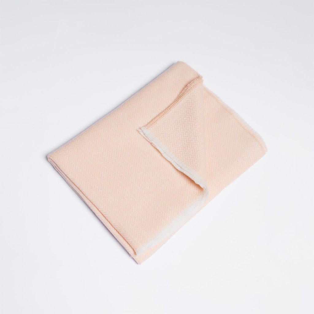nice merino schal - peach