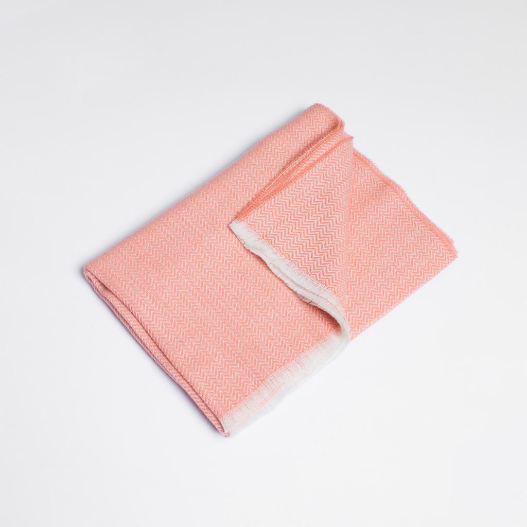 nice merino schal - apricot