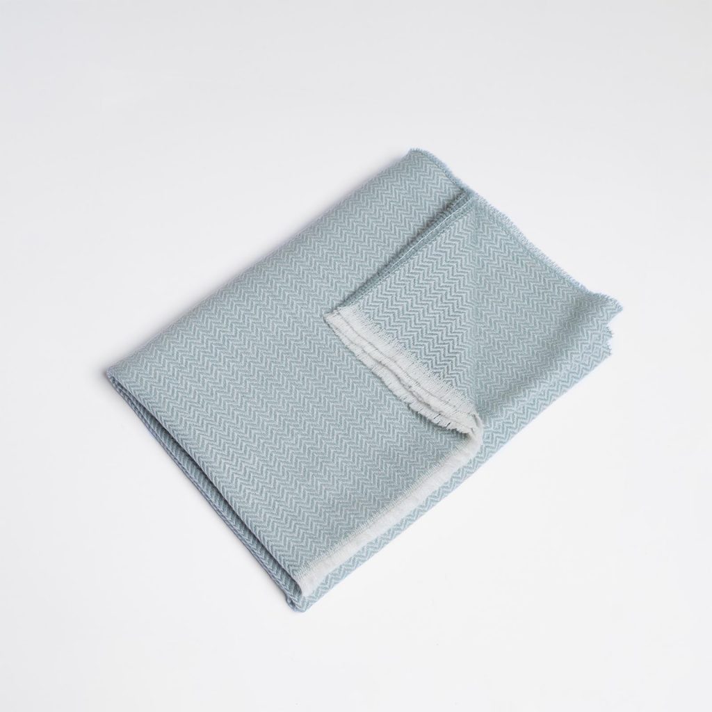 nice merino schal - schilf
