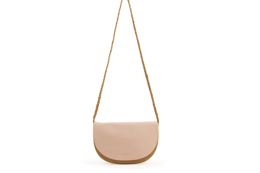 M&A – Soma halfmoon bag – caramel fudge + soft pink