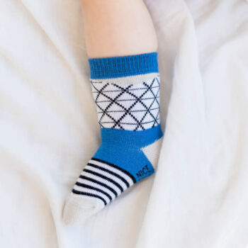 Babysocken triangle blue