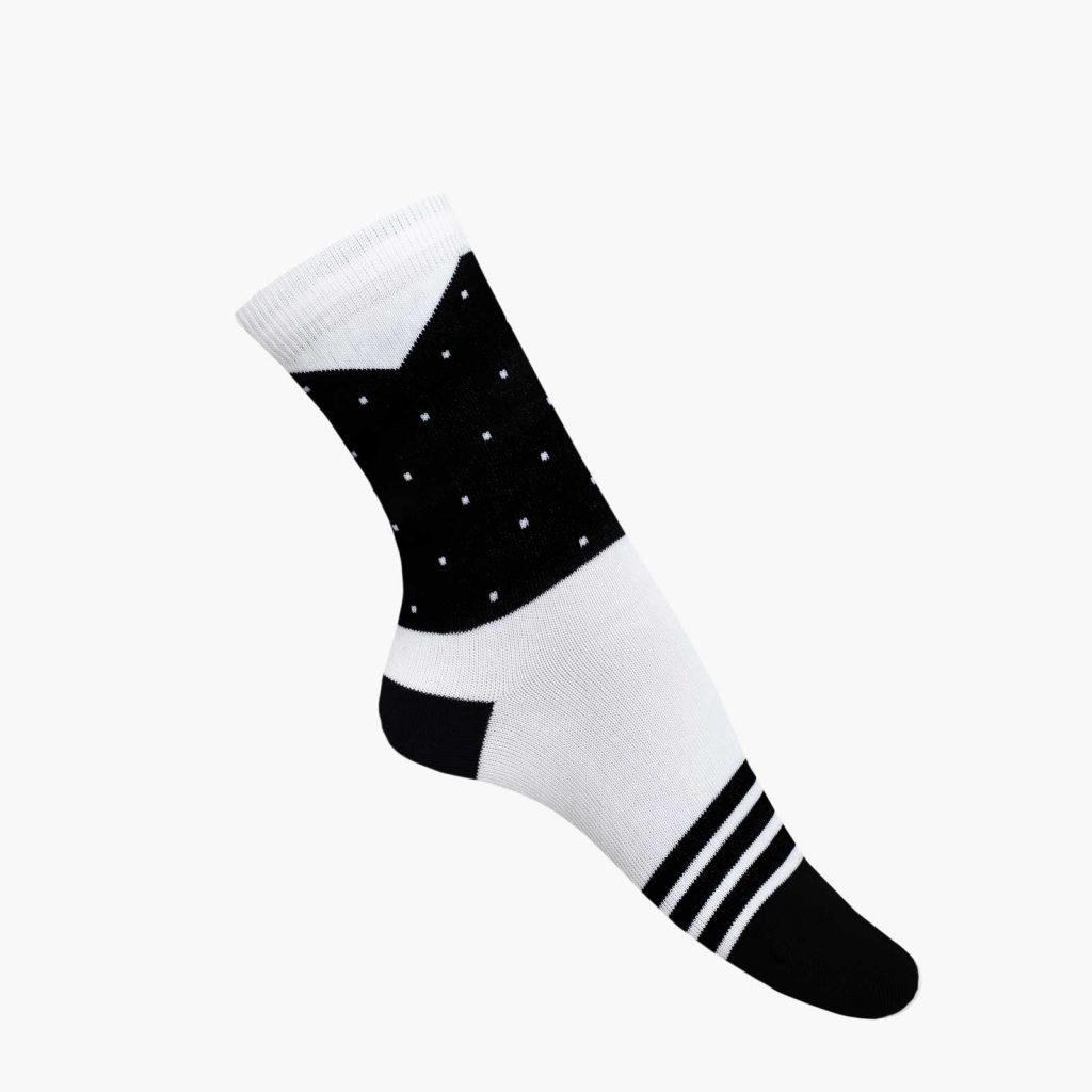 nice socks dots black