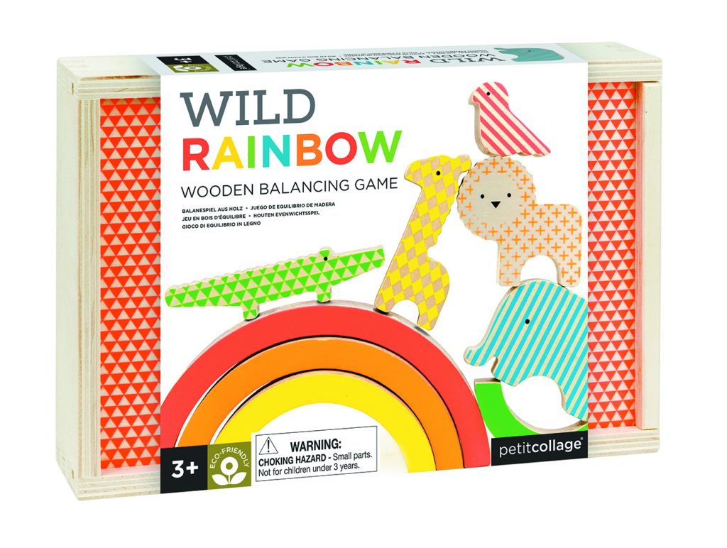 Petit Collage - Stapelspiel wild rainbow