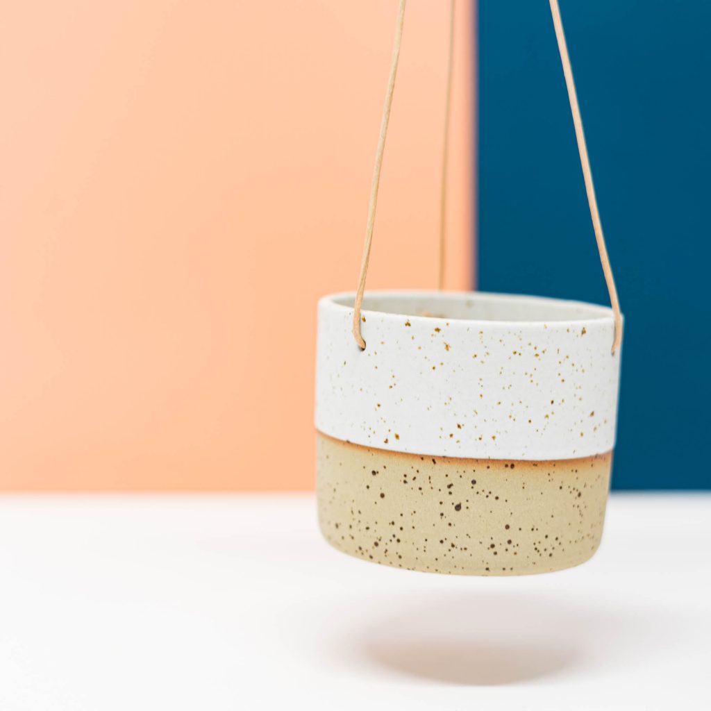 HAN  Hanging Planter - Weiß