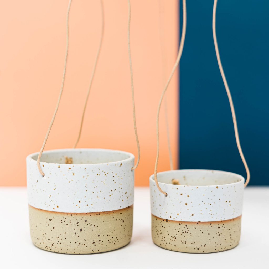 HAN  Hanging Planter - Weiß