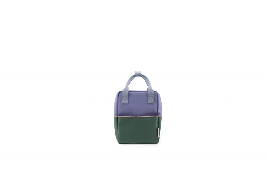 Sticky Lemon colour blocking Rucksack moustafa purple small