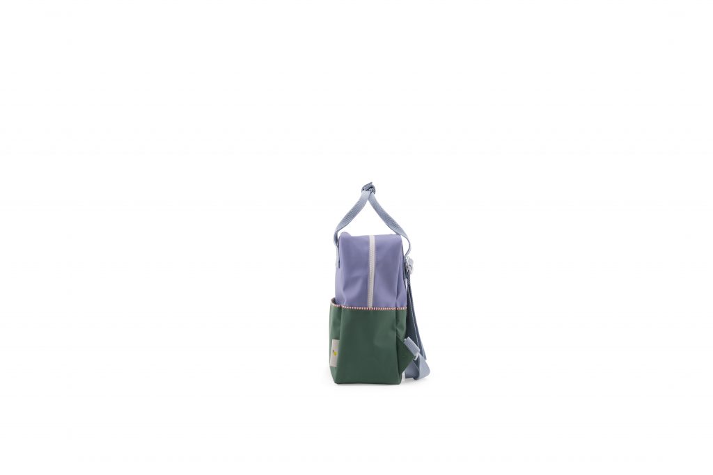 Sticky Lemon colour blocking Rucksack moustafa purple small