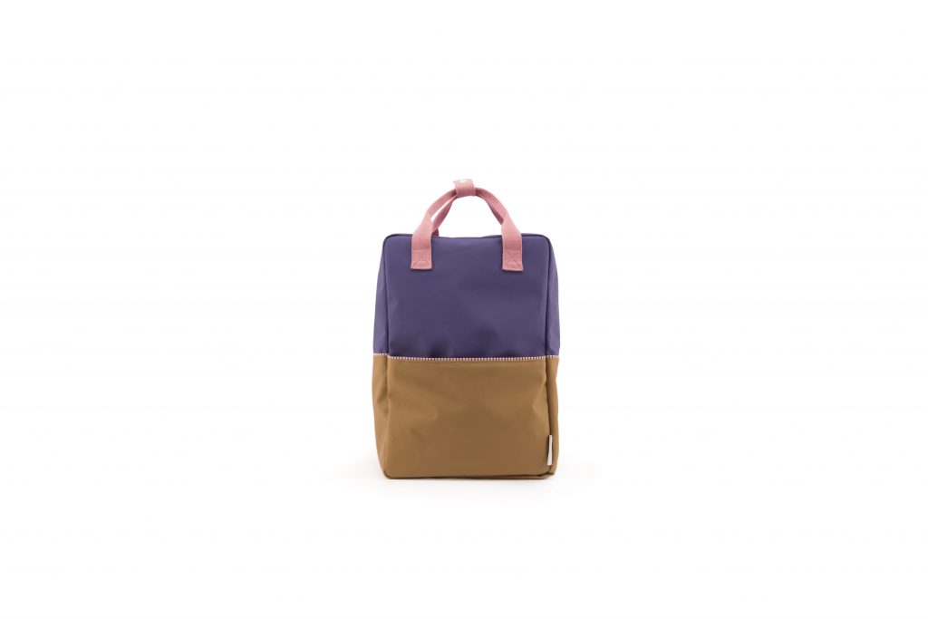 Sticky Lemon colour blocking Rucksack lobby purple large