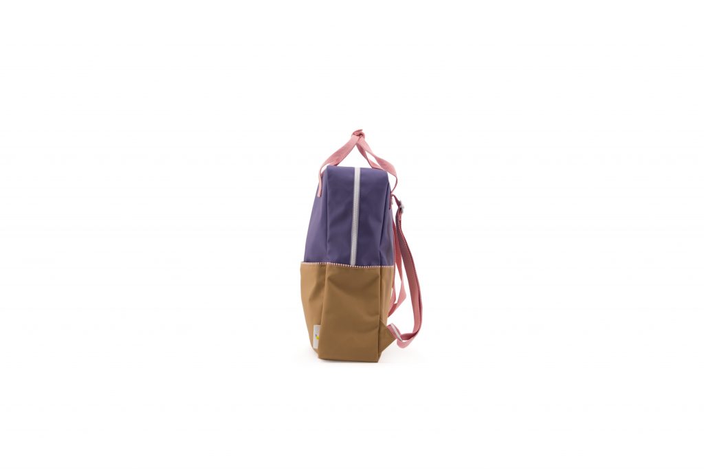 Sticky Lemon colour blocking Rucksack lobby purple large