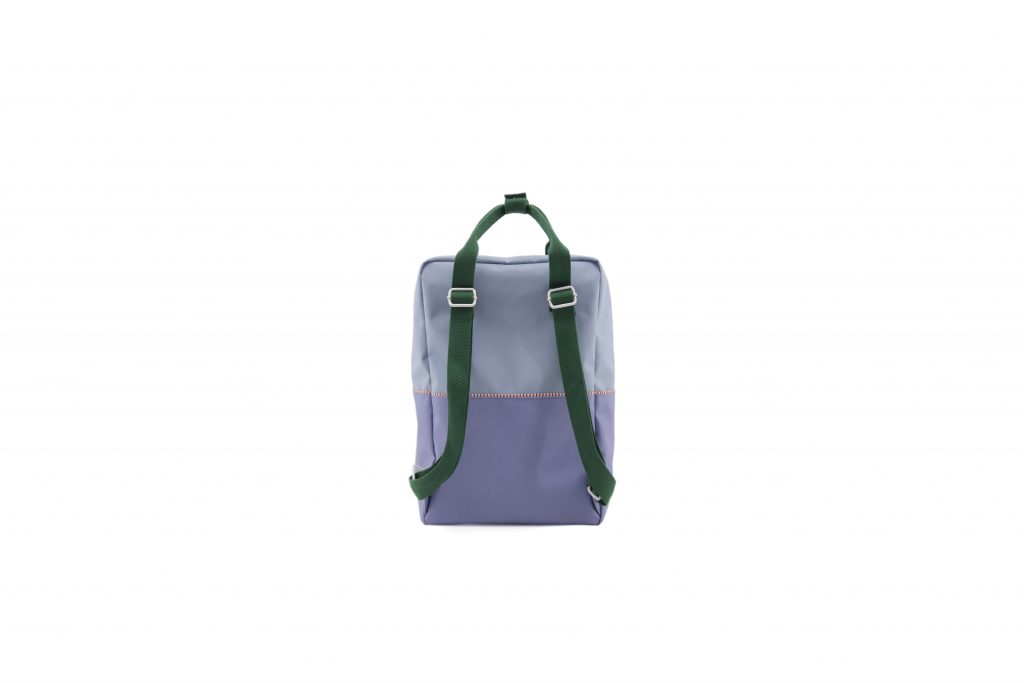 Sticky Lemon colour blocking Rucksack heckles blue large