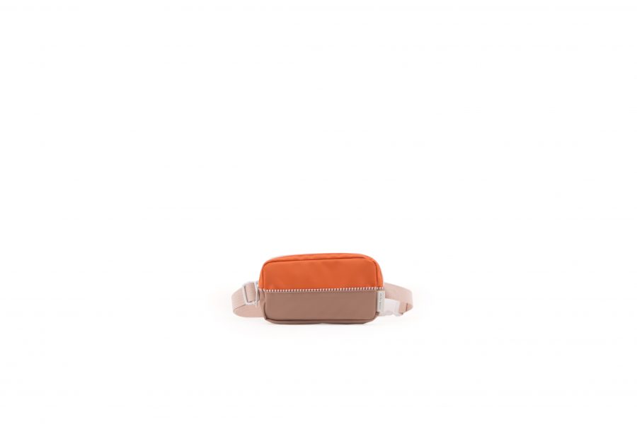 1801400 – Sticky Lemon – product – fanny pack – colour blocking – royal orange, pastry pink, cho
