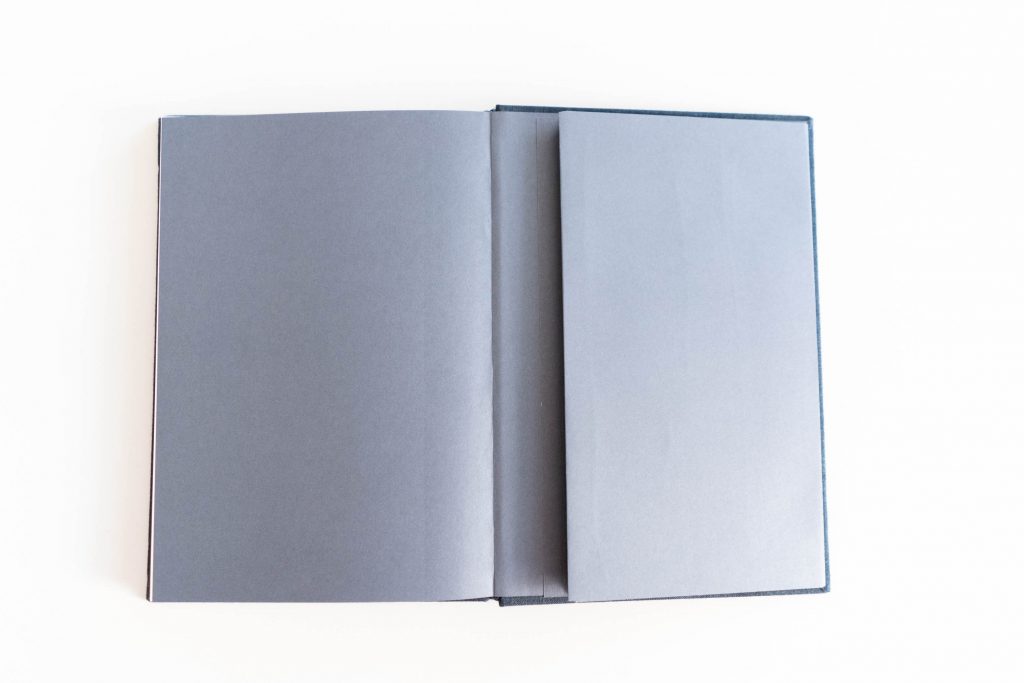 Monk & Anna Notebook Washed linen To remember // dusty green