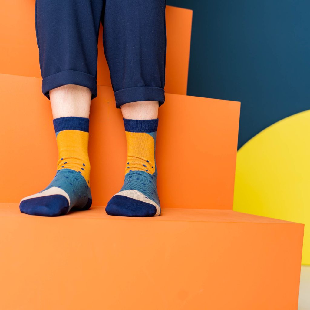 nice socks shapes petrol