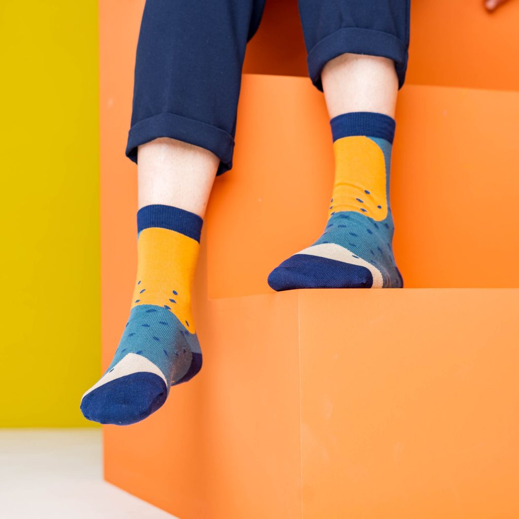 nice socks shapes petrol