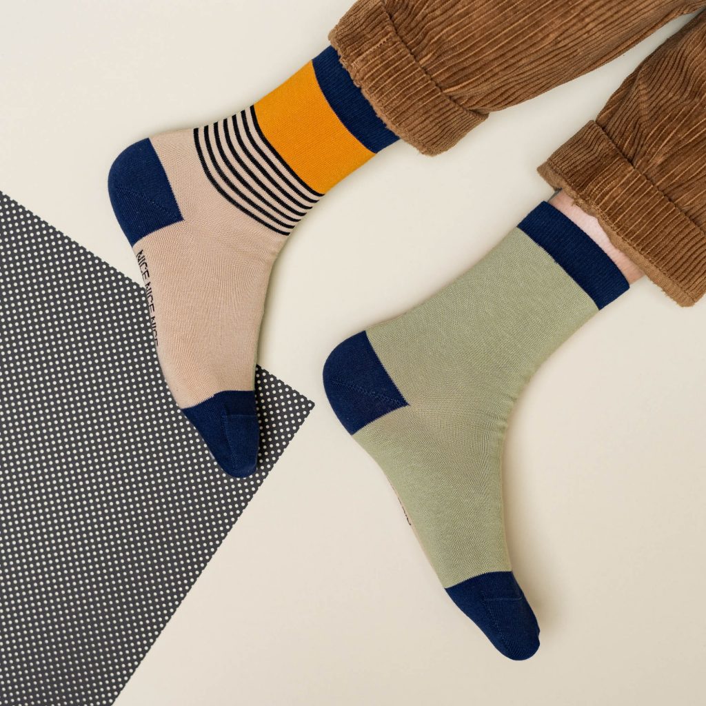 nice socks halb/halb sand