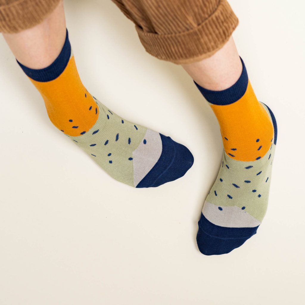 nice socks shapes green