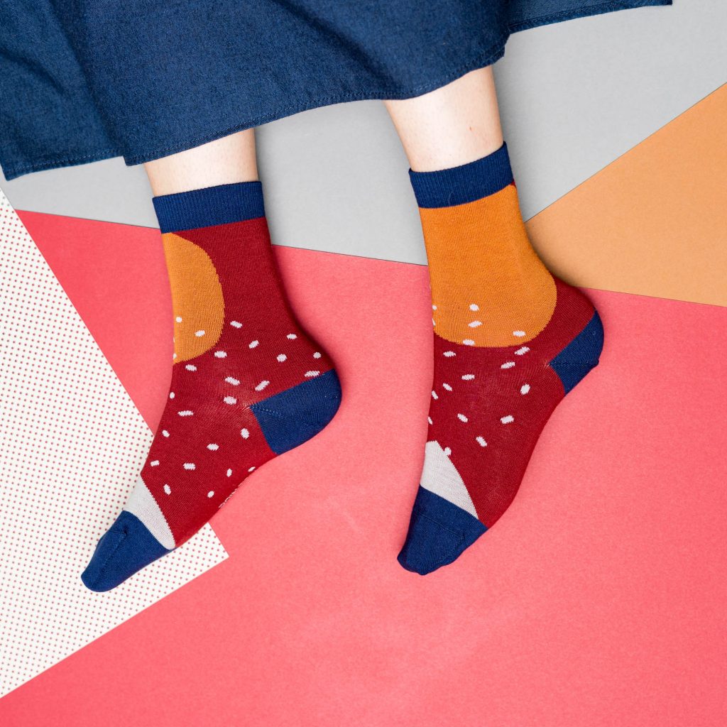 nice socks shapes bordeaux