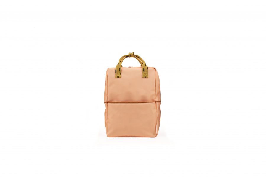 1801532 – Sticky Lemon – backpack large – sprinkles – lemonade pink _ panache gold – front