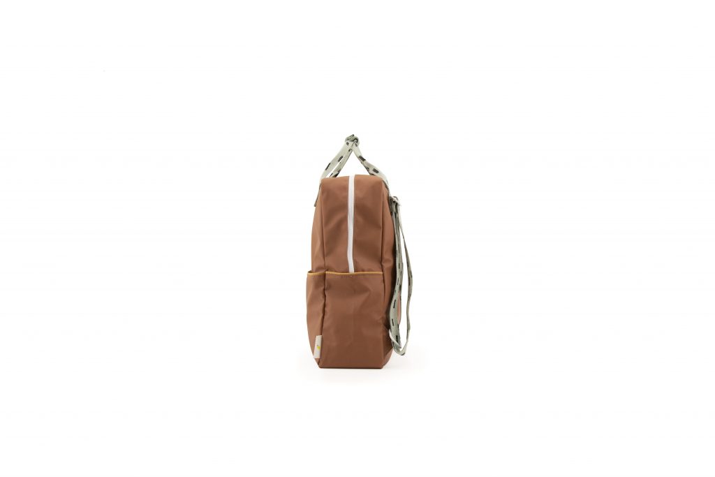 Sticky Lemon backpack large | sprinkles cinnamon brown | sage green