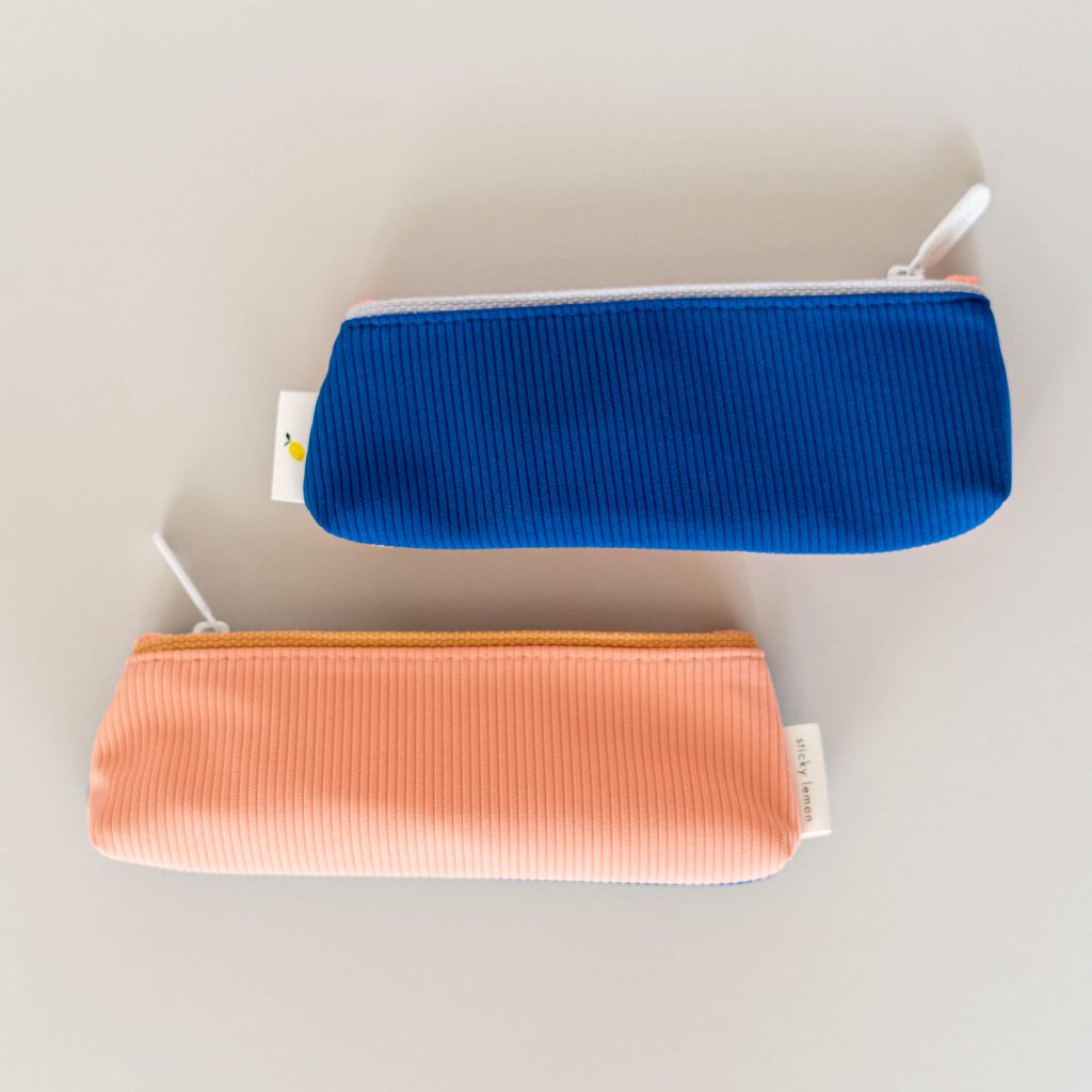 Sticky Lemon Pencil case sprinkles / lemonade pink | indigo blue