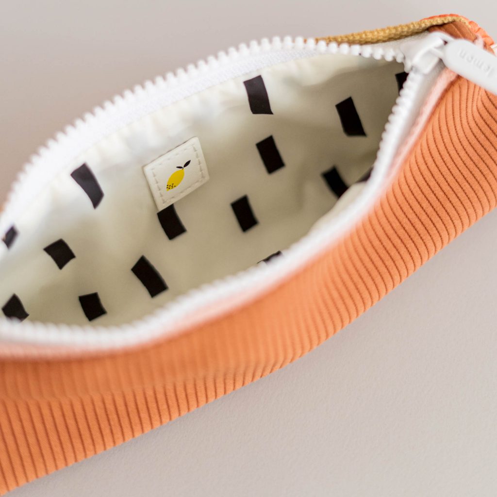 Sticky Lemon Pencil case sprinkles / apricot orange | royal orange