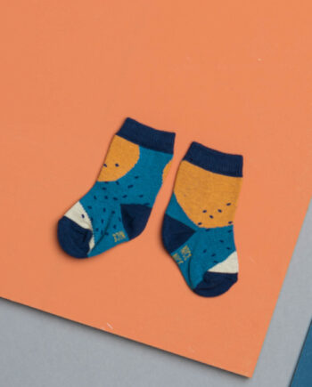 Babysocken shapes petrol
