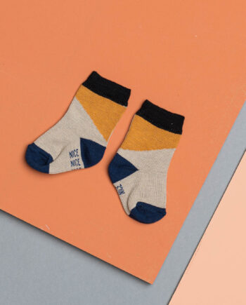 Babysocken diagonal sand