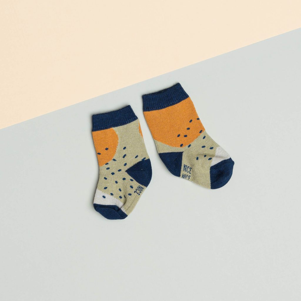 Babysocken shapes green