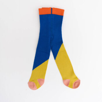 Babystrumpfhose diagonal yellow