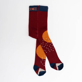 Babystrumpfhose shapes bordeaux