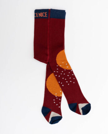 Babystrumpfhose shapes bordeaux