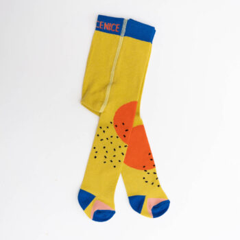 Babystrumpfhose shapes mustard