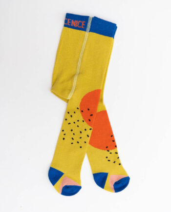 Babystrumpfhose shapes mustard