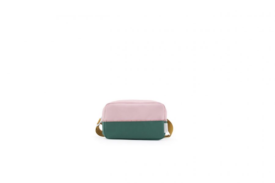 1801405 – Sticky Lemon – fanny pack large – colour blocking – pastry pink _ movie green _ panach