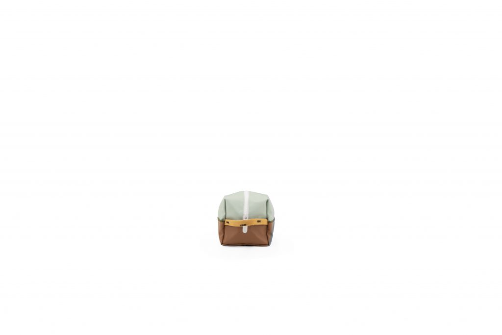 Sticky Lemon Toiletry bag sprinkles / sage green